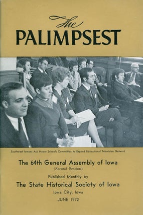 Item #042375 The Palimpsest - Volume 53 Number 6 - June 1972. William J. Petersen