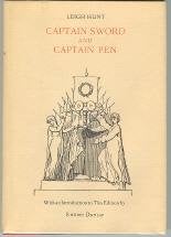 Item #043338 Captain Sword and Captain Pen: An Anti-War Poem. Leigh Hunt
