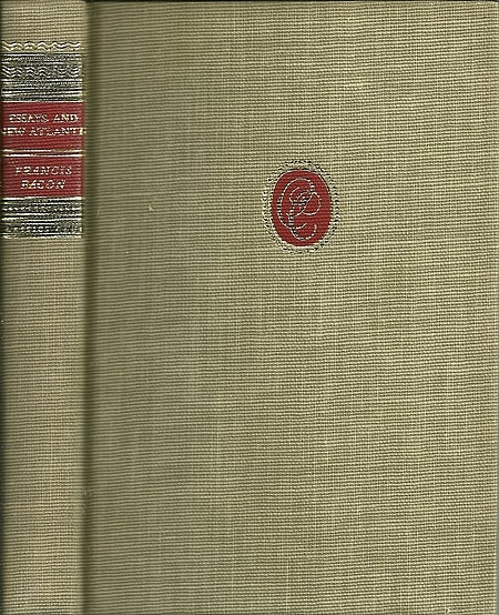 Item #043730 Essays and New Atlantis (Classics Club). Francis Bacon.
