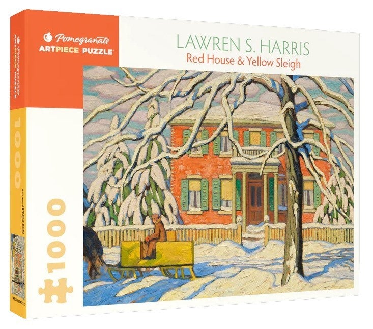 Item #043761 Red House and Yellow Sleigh. Lawren S. Harris.