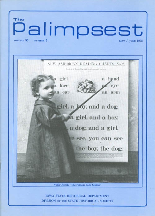 Item #044504 The Palimpsest - Volume 56 Number 3 - May/June 1975. L. Edward Purcell.