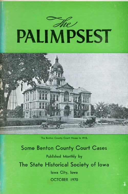 Item #044622 The Palimpsest - Volume 51 Number 10 - October 1970. William J. Petersen.