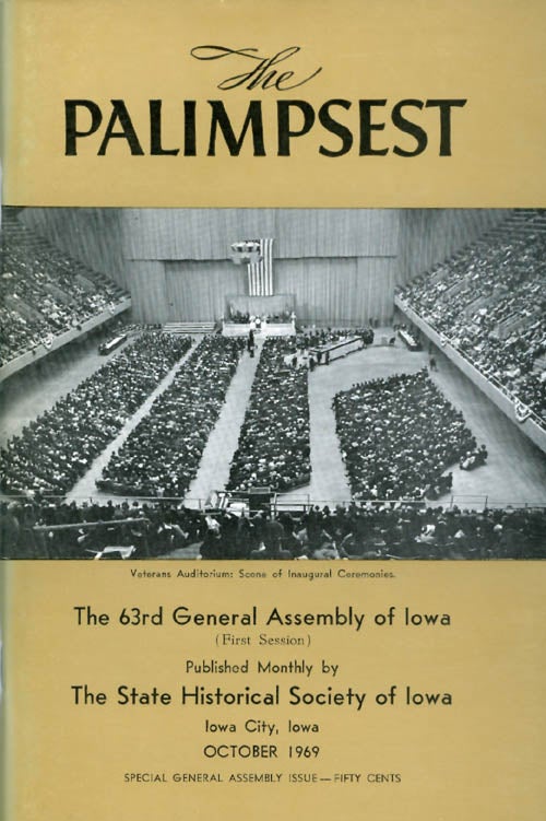 Item #044627 The Palimpsest - Volume 50 Number 10 - October 1969. William J. Petersen.