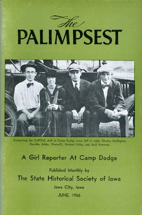 Item #044657 The Palimpsest - Volume 47 Number 6 - June 1966. William J. Petersen
