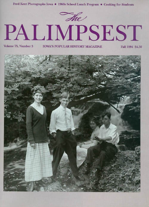 Item #044999 The Palimpsest - Volume 75 Number 3 - Fall 1994. Ginalie Swaim.