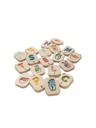 Item #045608 Hand Sign Alphabet A - Z