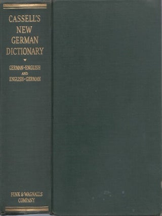 Item #046104 Cassell's New German and English Dictionary. Karl Breul