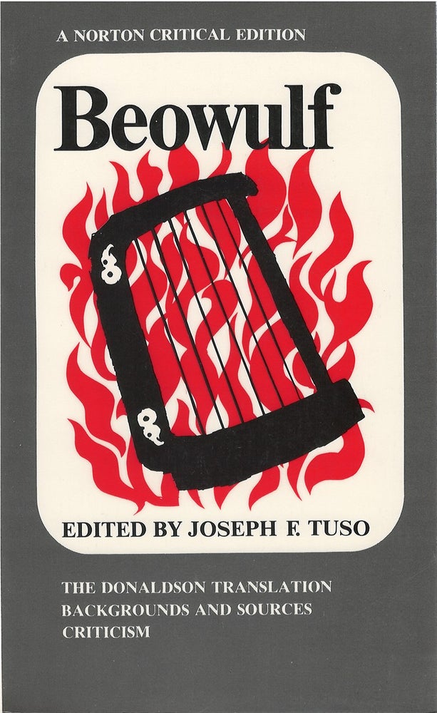 Item #046489 Beowulf (Norton Critical Edition). Anonymous, Ethelbert Talbot Donaldson, Joseph F. Tuso, tr.