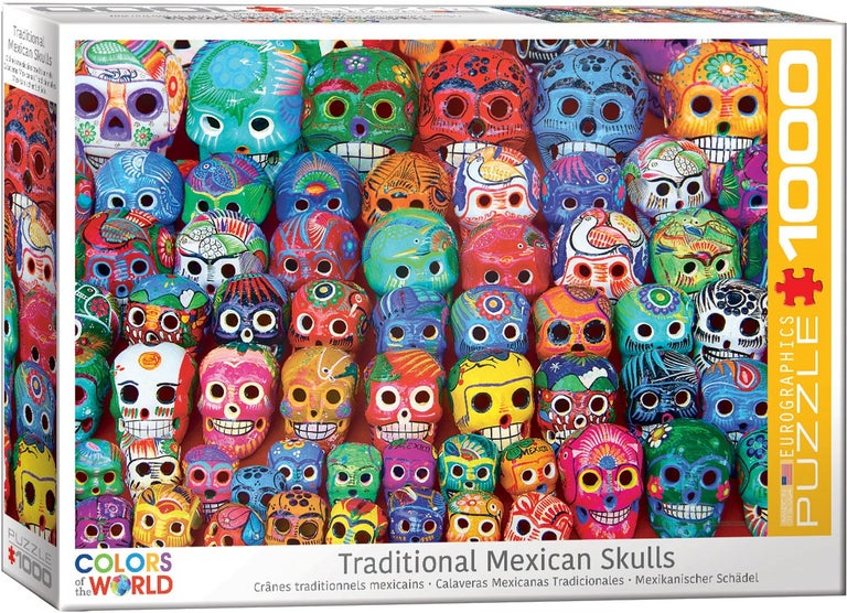 Item #046622 Traditional Mexican Skulls