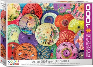 Item #046634 Asian Oil-Paper Umbrellas