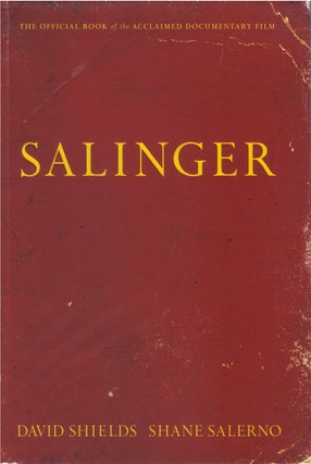 Item #048696 Salinger. David Shields, Shane Salerno