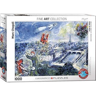 Item #048885 View of Paris. Marc Chagall
