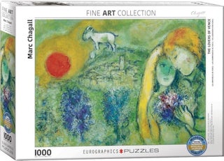 Item #049801 The Lovers of Venice. Marc Chagall