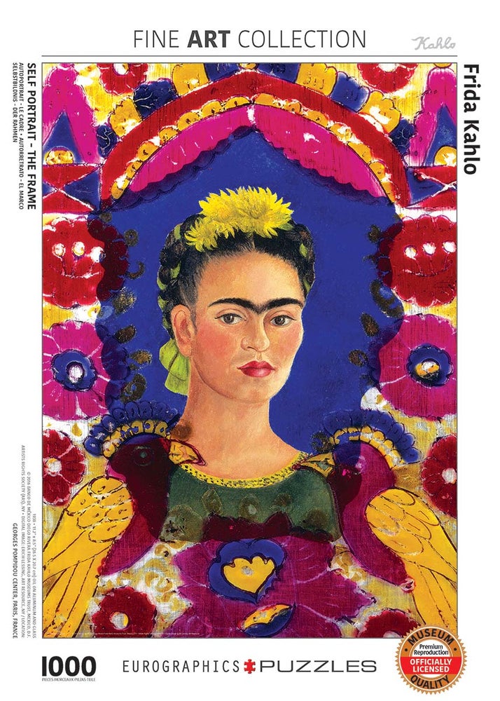 Item #050858 Self Portrait - The Frame. Frida Kahlo.