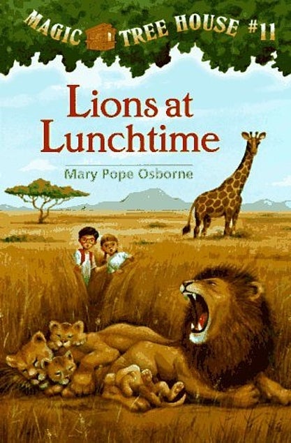 Item #051040 Lions at Lunchtime (Magic Tree House #11). Mary Pope Osborne.