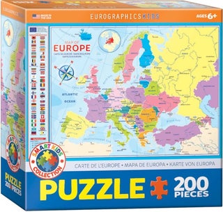 Item #051412 Map of Europe (Smart Kids Collection