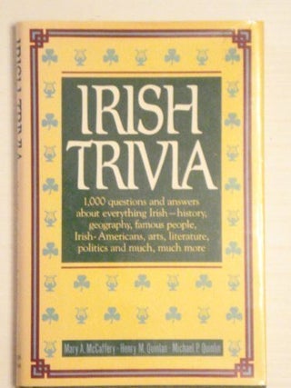 Item #051444 Irish Trivia. Mary A. McCaffery