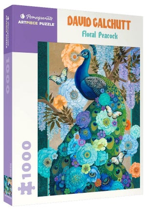Item #051848 Floral Peacock. David Galchutt