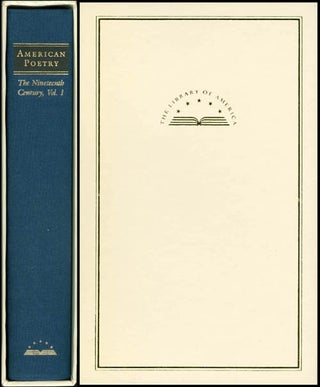 Item #053071 American Poetry: The Nineteenth Century Volume 1 - Philip Freneau to Walt Whitman....