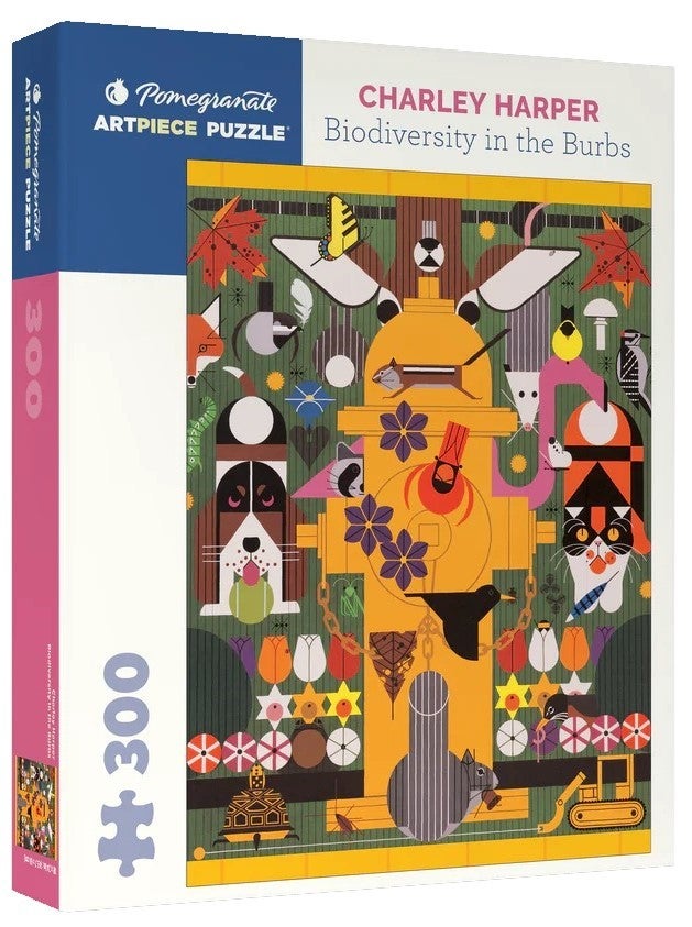 Item #053442 Biodiversity in the Burbs. Charley Harper.