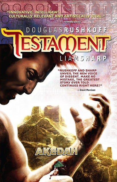Item #054917 Testament, Vol. 1: Akedah. Douglas Rushkoff, Liam Sharp.