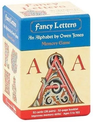 Item #055021 Fancy Letters Memory Game (An Alphabet by Owen Jones