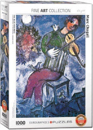 Item #055436 The Blue Violinist. Marc Chagall