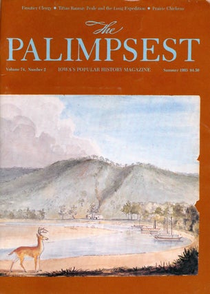 Item #057132 The Palimpsest - Volume 74 Number 2 - Summer 1993. Ginalie Swaim