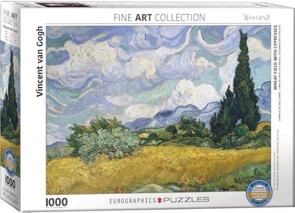 Item #058240 Wheat Field with Cypresses. Vincent Van Gogh.