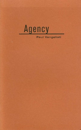 Item #059413 Agency. Paul Vangelisti