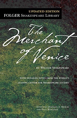 Item #061525 The Merchant of Venice (Folger Shakespeare Library). William Shakespeare, Barbara A. Mowat.