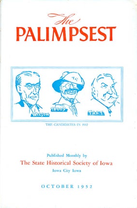 Item #062333 The Palimpsest - Volume 33 Number 10 - October 1952. William J. Petersen