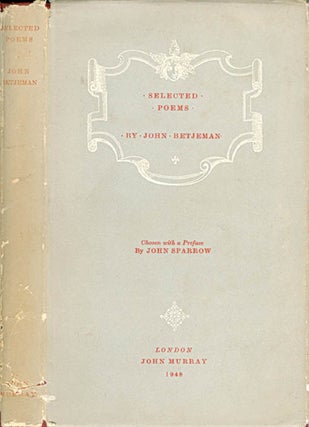 Item #062850 Selected Poems. John Betjeman, John Sparrow