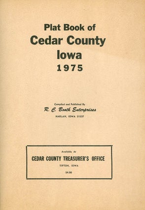 Item #063757 Plat Book of Cedar County, Iowa, 1975