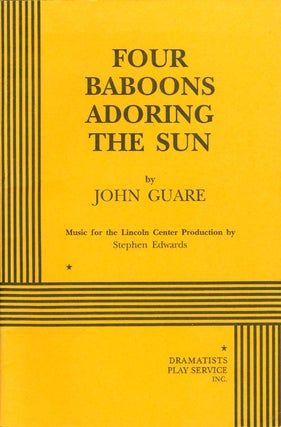 Item #064760 Four Baboons Adoring the Sun. John Guare, Stephen Edwards, music