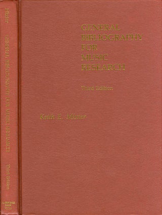 Item #066543 General Bibliography for Music Research (Detroit Studies in Music Bibliography)....