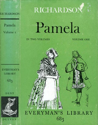 Item #067891 Pamela (Volume One, Everyman's Library No. 683). Samuel Richardson