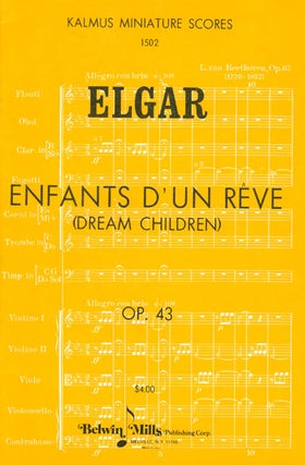 Item #068302 Enfants d'un rêve (Dream Children), Op. 43, for orchestra (Kalmus Miniature Scores...