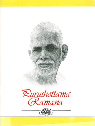 Item #069598 Purushottama Ramana: A Pictorial Presentation with Anecdotes from Bhagavan Ram. V....