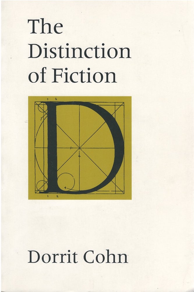 Item #073769 The Distinction of Fiction. Dorrit Cohn.