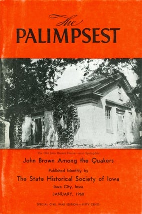 Item #075004 The Palimpsest - Volume 41 Number 1 - January 1960. William J. Petersen