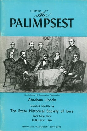 Item #075005 The Palimpsest - Volume 41 Number 2 - Febuary 1960. William J. Petersen