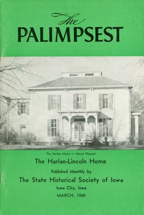 Item #075006 The Palimpsest - Volume 41 Number 3 - March 1960. William J. Petersen