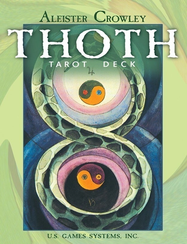Item #076827 Crowley Thoth Tarot Deck. Aleister Crowley.