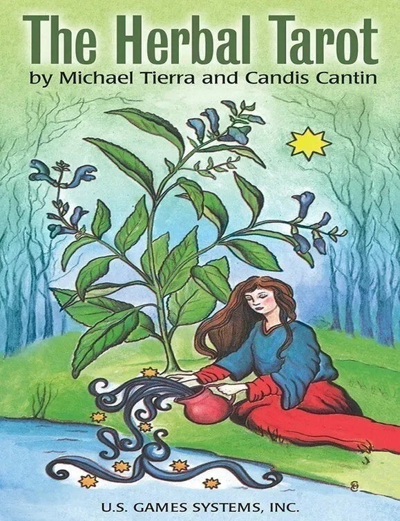 Item #076859 Herbal Tarot. Michael Tierra, Candis Cantin.