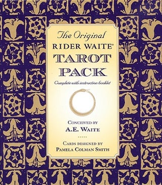 Item #076869 Original Rider-Waite Tarot (Deck and Book Set). Arthur Edward Waite