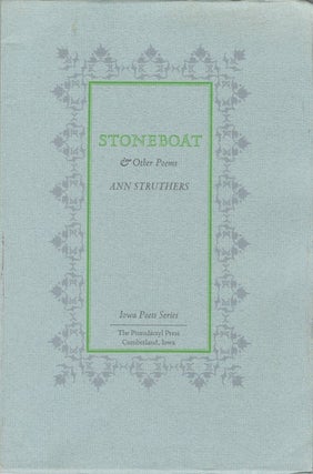 Item #077772 Stoneboat, and Other Poems. Ann Struthers