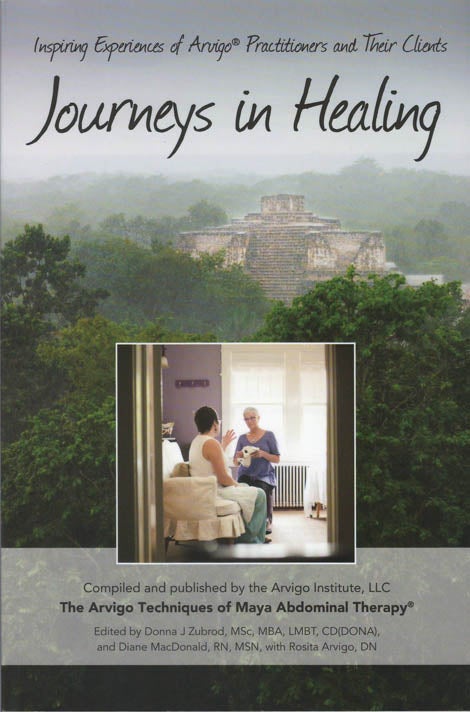 Item #078096 Journeys in Healing: Inspiring Experiences of Arvigo Practitioners and Their Clients. Donna J. Zubrod, Diane MacDonald, Rosita Arvigo.