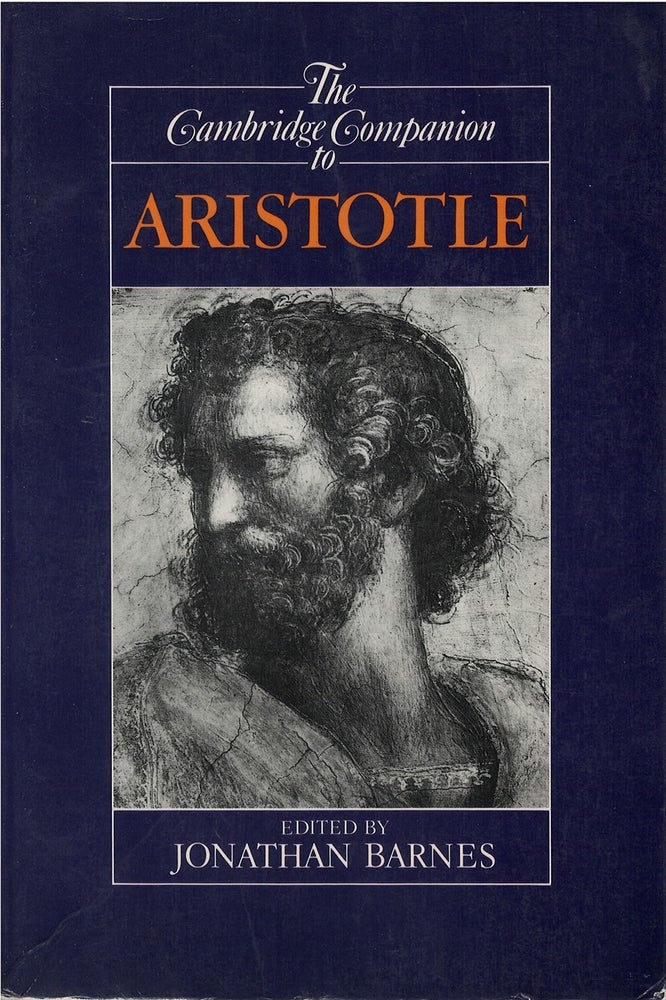 Item #078128 The Cambridge Companion to Aristotle. Jonathan Barnes, Robin Smith, R. J. Hankinson, D. S. Hutchinson.