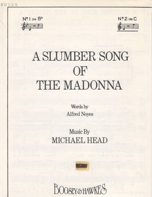 A Slumber Song of the Madonna | Michael Head, Alfred Noyes